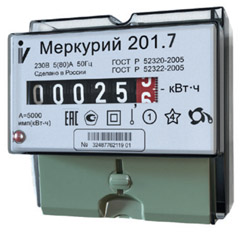 Счетчики электроэнергии Меркурий 201.7 и 201.8 производства Инкотекс появились в ЭТМ