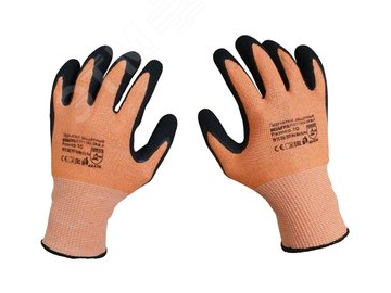 Перчатки для защиты от порезов модель DY1350S-OR/BLK (Превью)