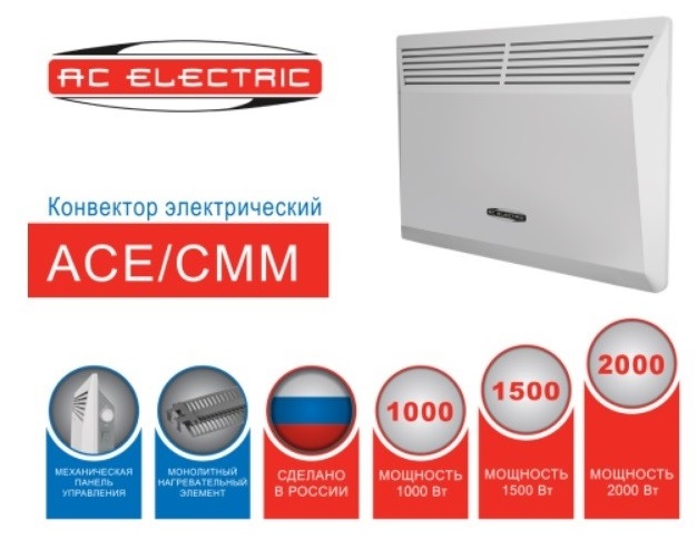 Электрический конвектор AC Electric  