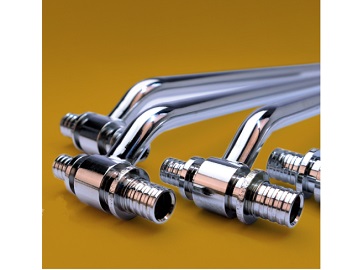 Т-образные аксиальные трубки можно использовать с переходными типоразмерами и отводами для различных диаметров труб.